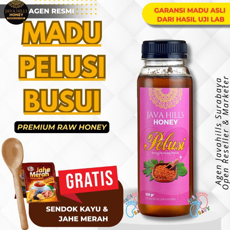

MADU PELUSI jAVA HILLS HONEY | nutrisi ibu menyusui dan bayi manis asli 100% halal bpom 320gram