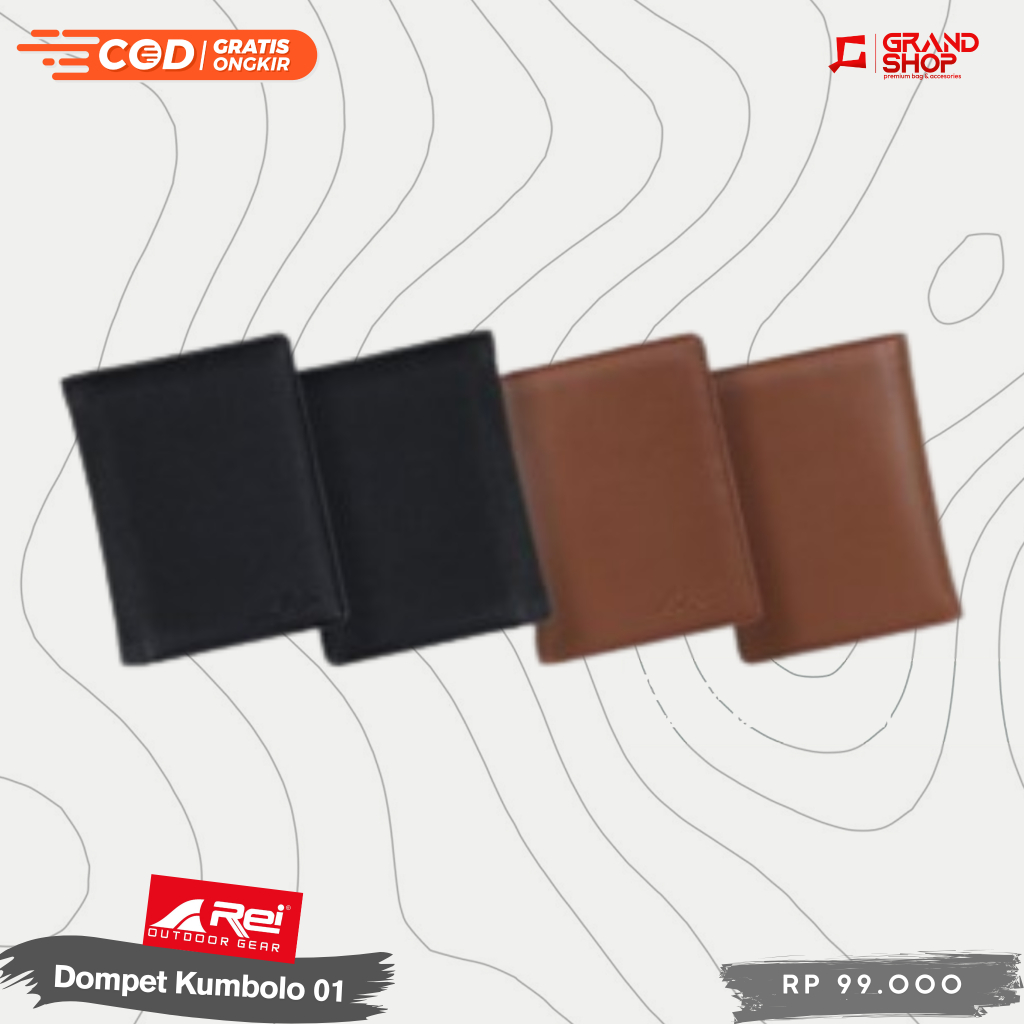 Dompet / Wallet Pendek Pria Kumbolo 01 Arei Outdoorgear Original Rei