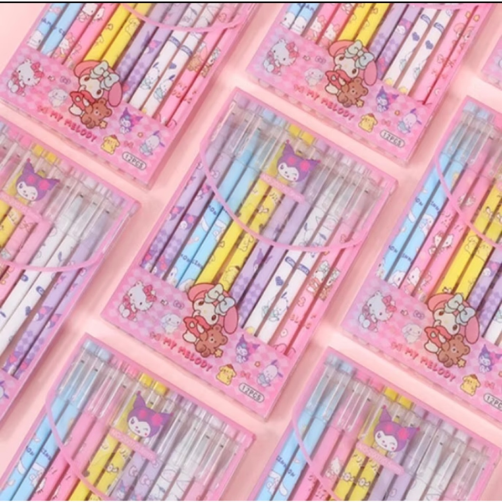 

Pena Karakter Bisa Dihapus / Pena Hitam 12 PCS / Erasable Gel Pen / Pulpen Erasable / Pulpen Bisa Dihapus 12 PCS