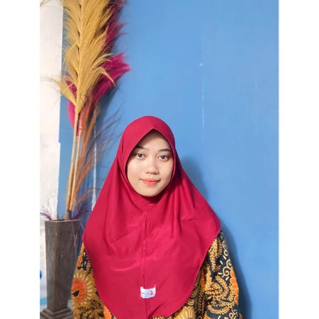 FEMEL || Jilbab Bergo Hamidah Label Premium Ukuran L