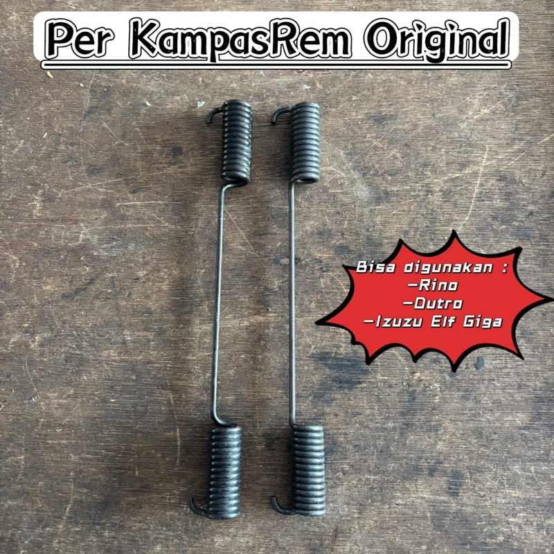 Per Kampas Rem Rino 14 B Dyna 110 125 LT Hino Dutro 110 Per sepatu rem Perkampasrem Per Kampasrem Ri