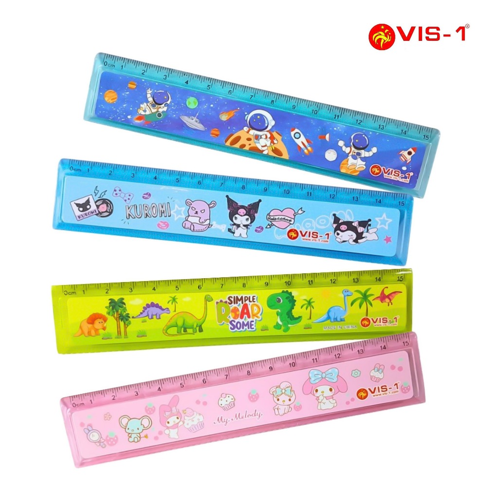 

Penggaris 15cm VIS-1 D-0047 ~ D-0055 Karakter Fancy ( Random )