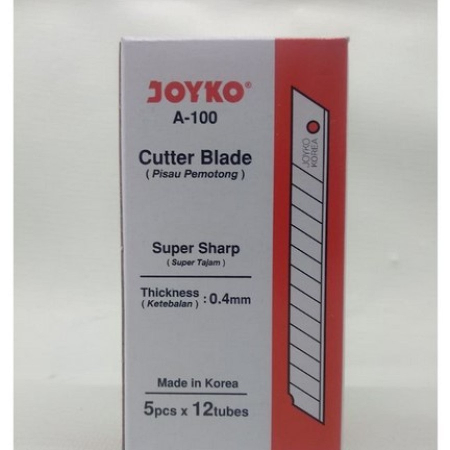 

ACCS Isi Cutter kecil A-100 joyko perbox isi 5 pcs