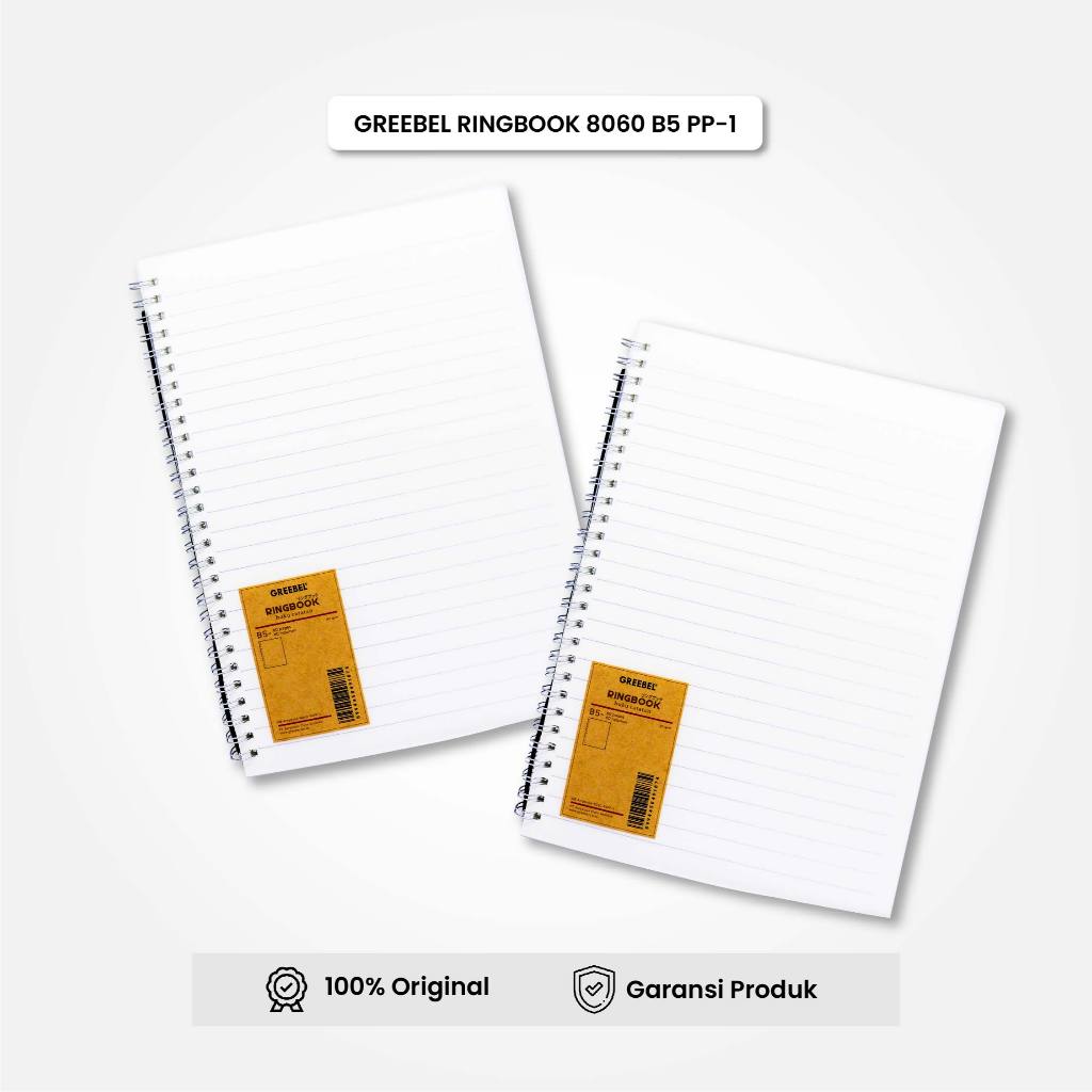 

GREEBEL RingBook 8060 B5 PP-1 / Agenda Planner Lucu unik / Buku Catatan Spiral Ring book isi 64 halaman / IStationery