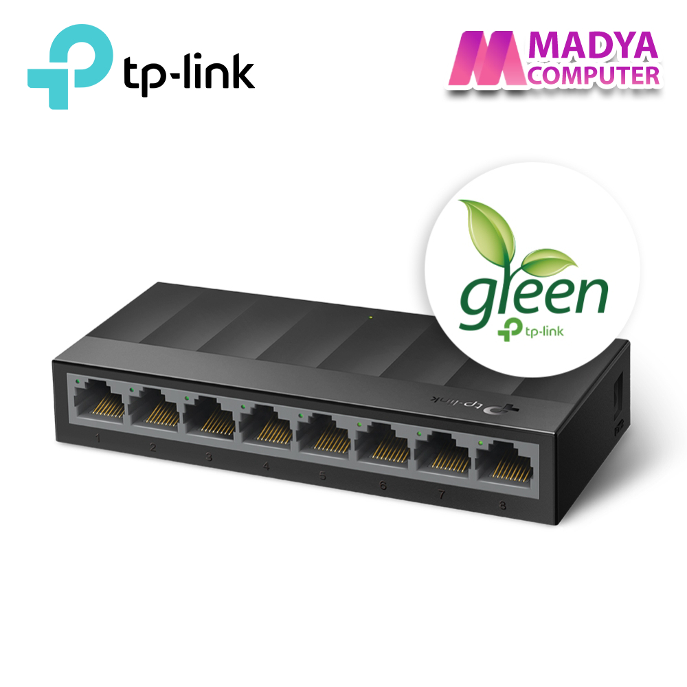 Gigabit LS1008G TP-LINK 8 Port Desktop Switch Hub / Hub Gigabit 8 Port