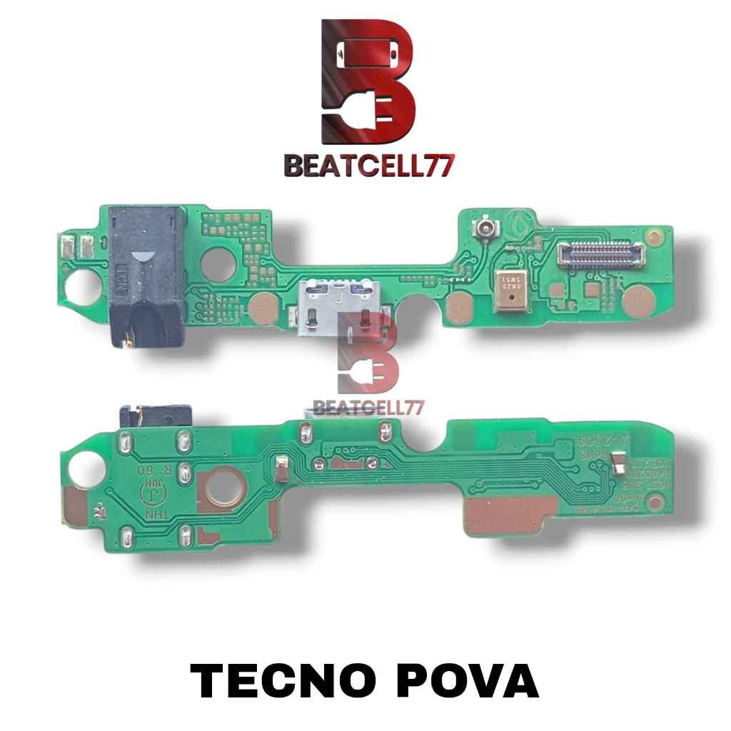 Konektor Charger Tecno Pova Papan Pcb