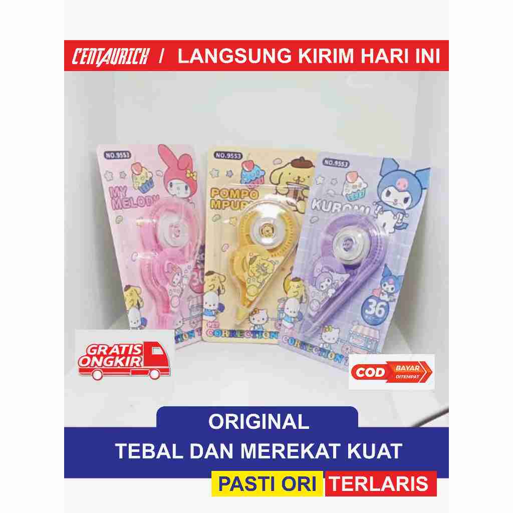 

Tipe-x Penghapus Correction Roller Sanrio 9553