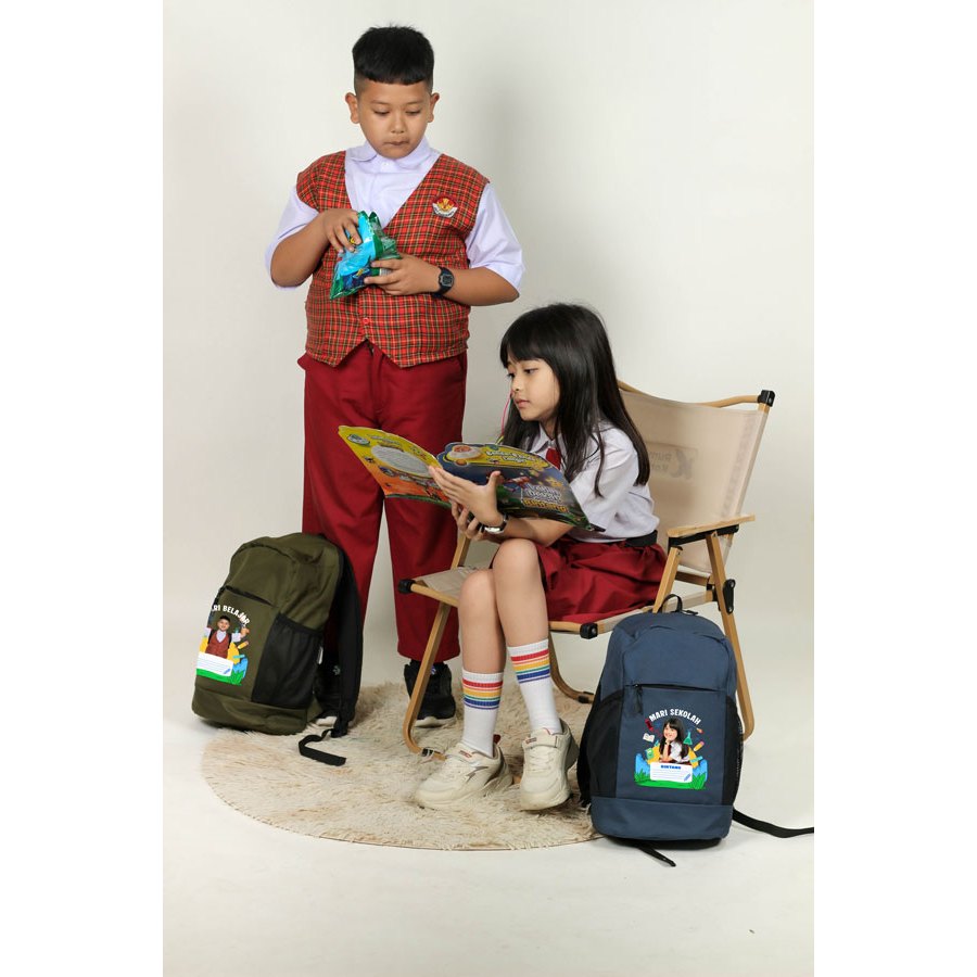 

AURORA - Tas Daypack 12L - Tas Ransel Sekolah - Gratis Pasang Foto dan Nama
