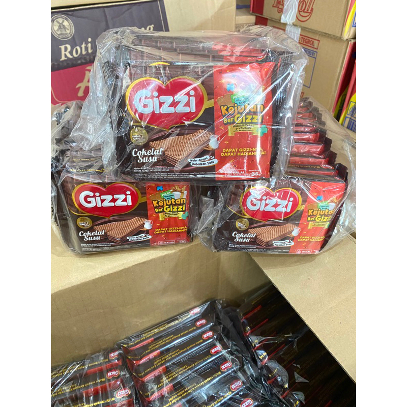 

Wafer gizi 39gr,1 dus isi 60pcs(6 x10) BERHADIAH