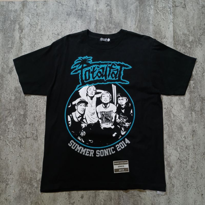 Totalfat Band Japan Tour Summer Sonic 2014 Tshirt