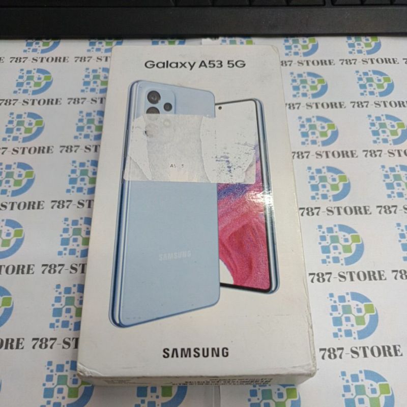 DUS BOX HANDPHONE SAMSUNG A53 5G A536E/DS BLUE ORIGINAL COPOTAN