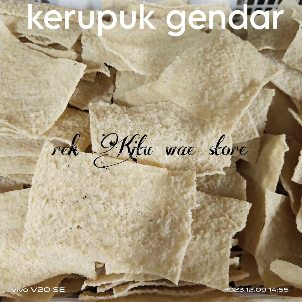 

1 kg kerupuk gendar/puli mentah