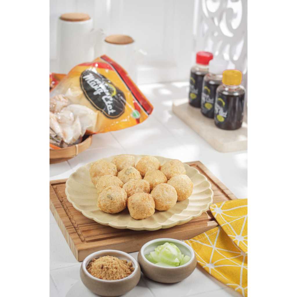 

PEMPEK PALEMBANG PEMPEK ADAAN IKAN TENGGIRI ISI 12 PCS + CUKO 150 GRAM