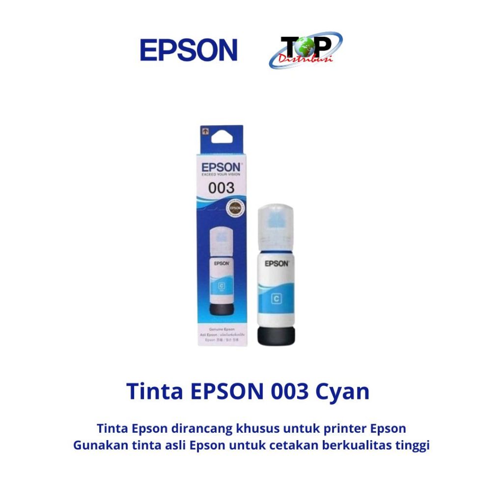 Tinta Epson 003 - Cyan / Cyan Original