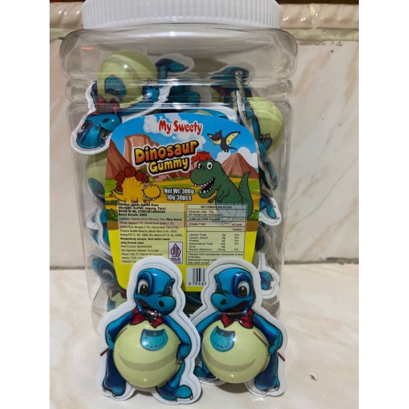 

My sweety permen lunak dino isi 30pcs