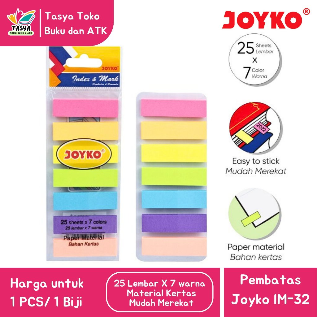 

(JOYKO) Index & Mark / Pembatas / Penanda IM-32 Kertas