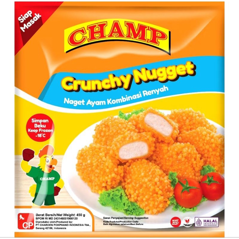 

CHAMP NUGET CRUNCHY 450 Gram