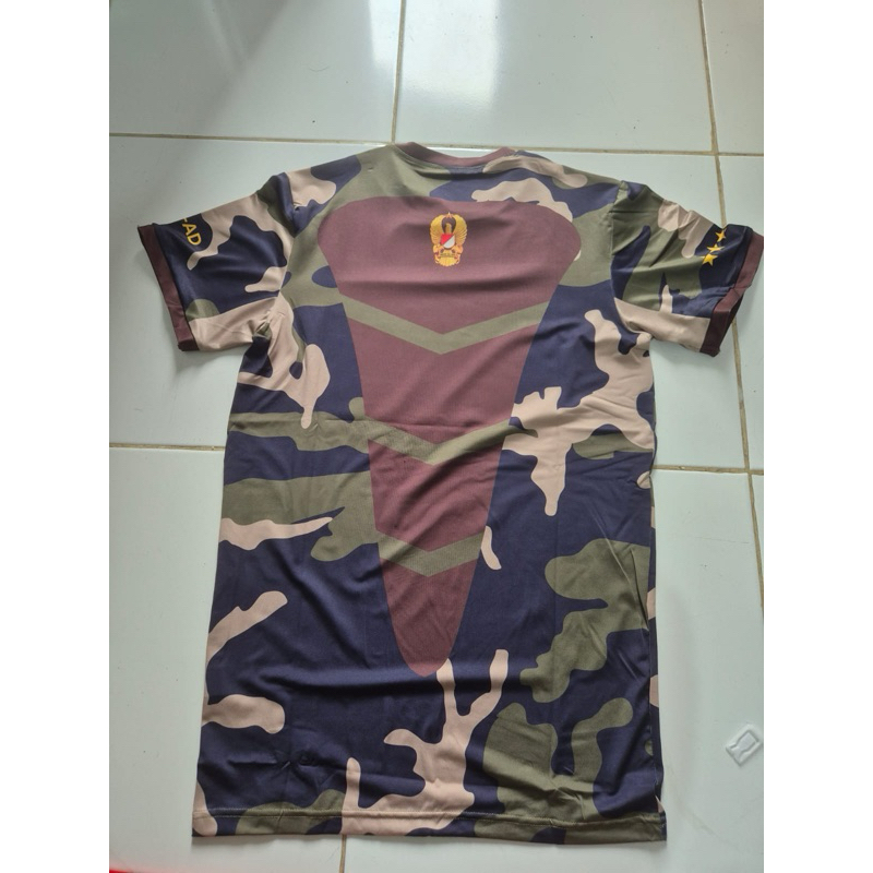 Kaos PDL loreng kasad TNI AD terbaru