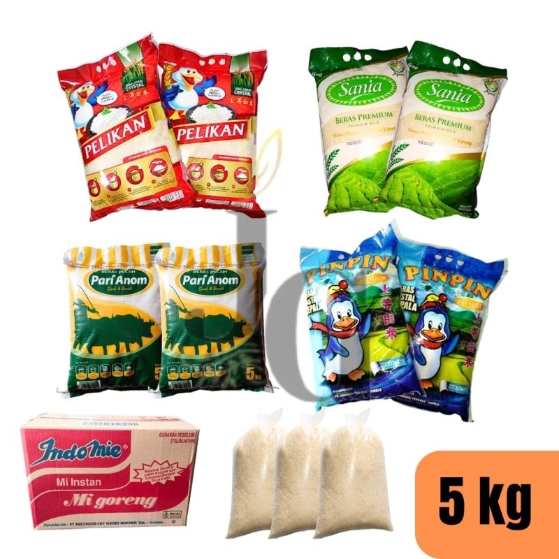 

( CARG00 ) Aneka Beras 5kg dan kebutuhan lainnya