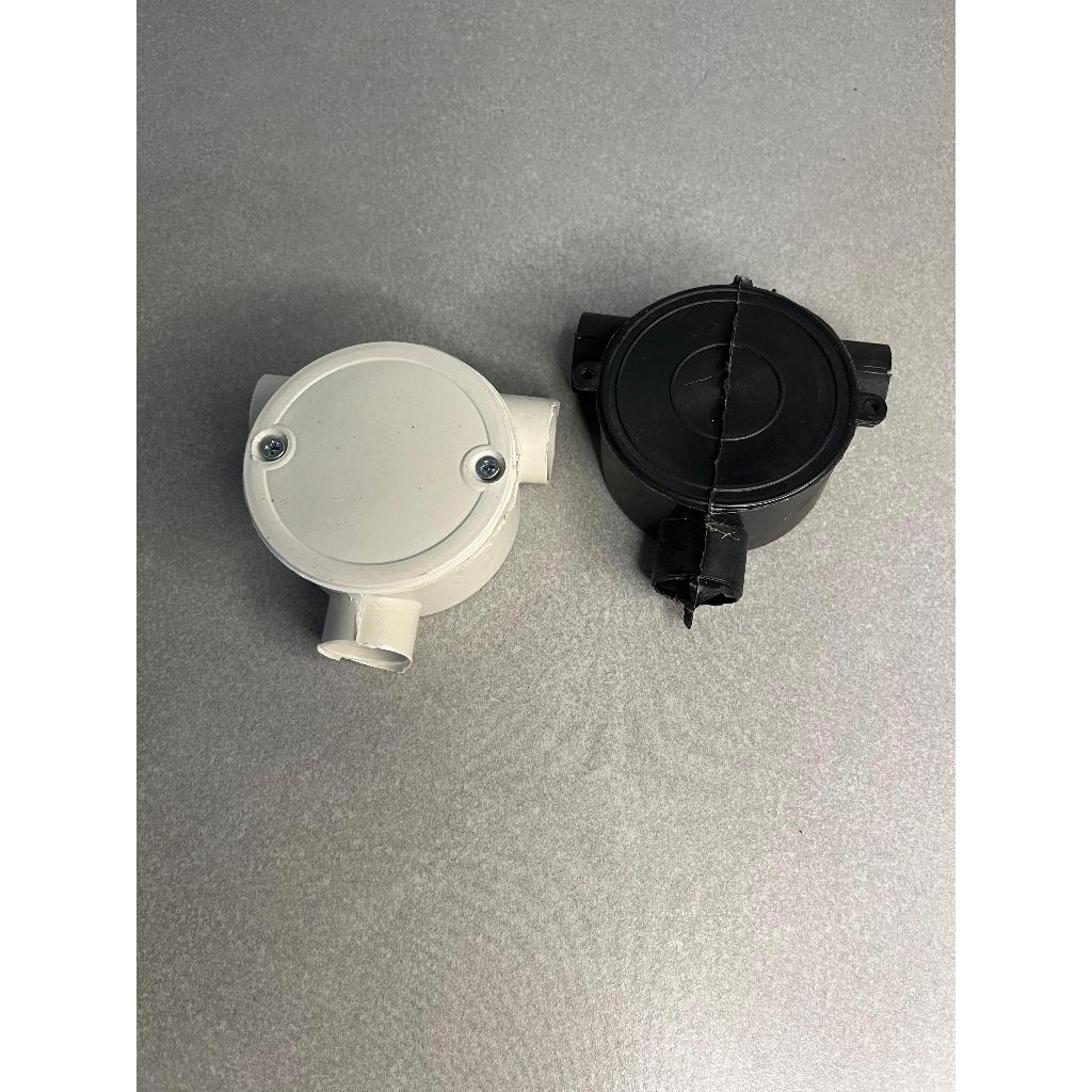 T DUS 5/8, T-DUS 5/8 / PIPA PLASTIK TEDUS CABANG 3 WARNA HITAM DAN PUTIH / Kotak Sambungan (Junction