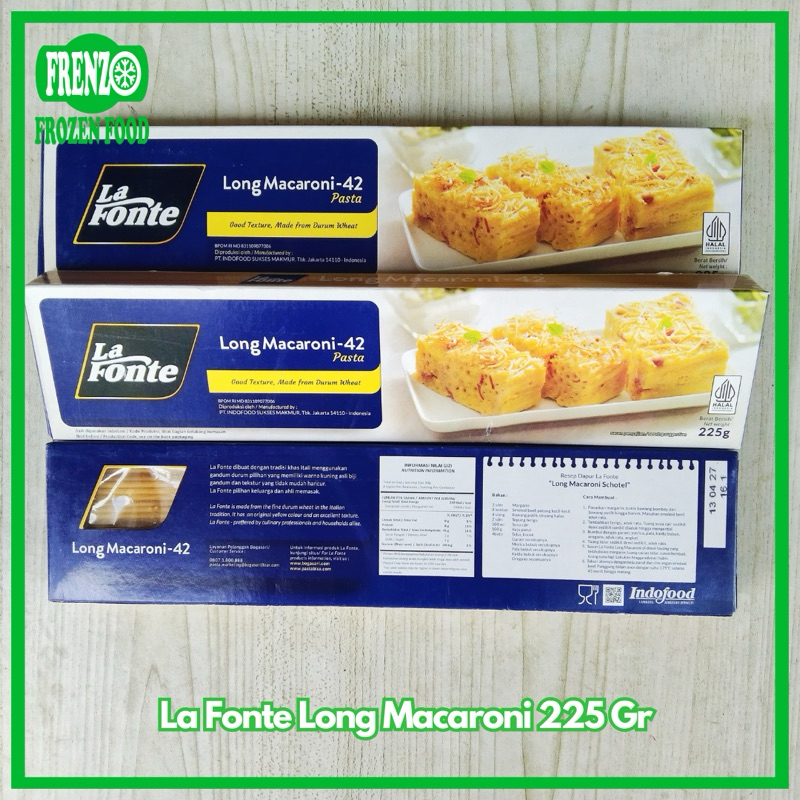 

La Fonte Long Macaroni 225 Gr