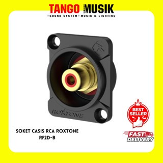 Soket Casis RCA Roxtone RF2D-B Original / Socket Chasis RCA Gold Plated Lapis Emas High Quality / Ko