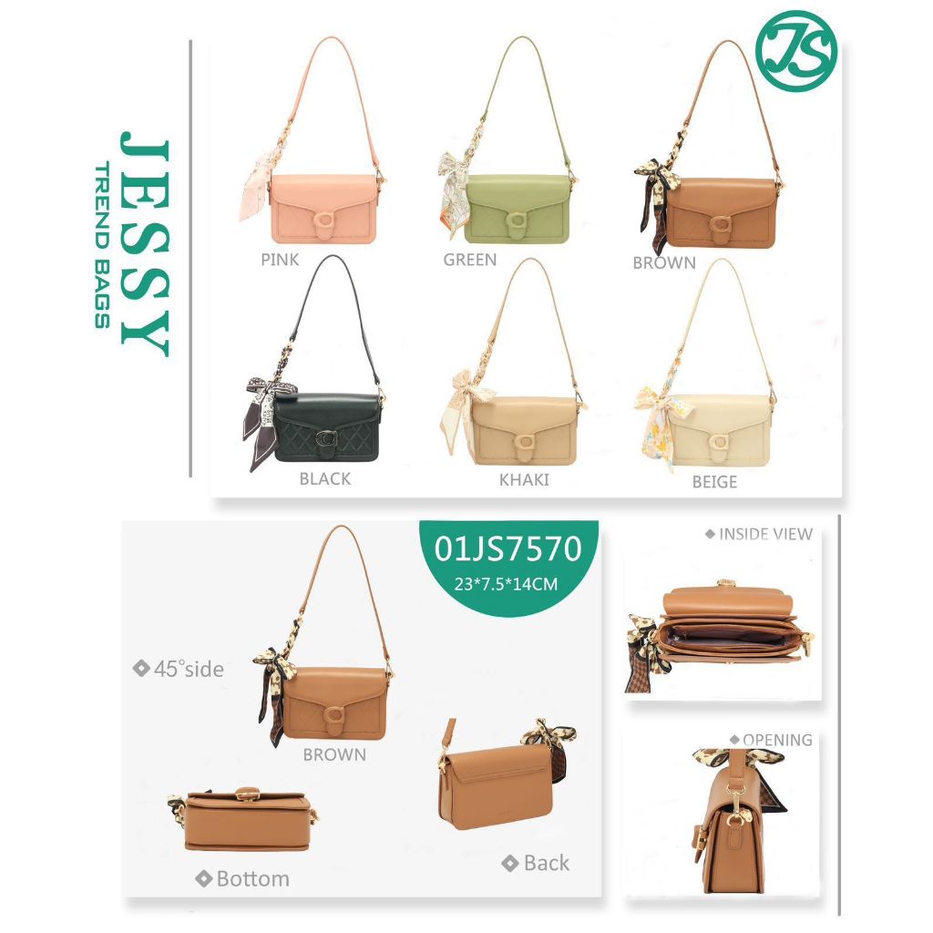 JessyBag Tas Wanita Import Original Handbag Kokoh SlingBag JS7570