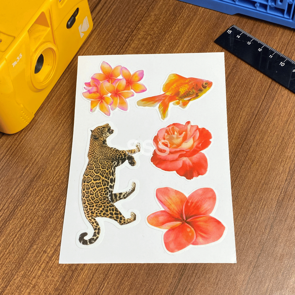 

AESTHETIC STICKER / STICKER BUNGA / LEOPARD / STICKERPACK AESTHETIC 004