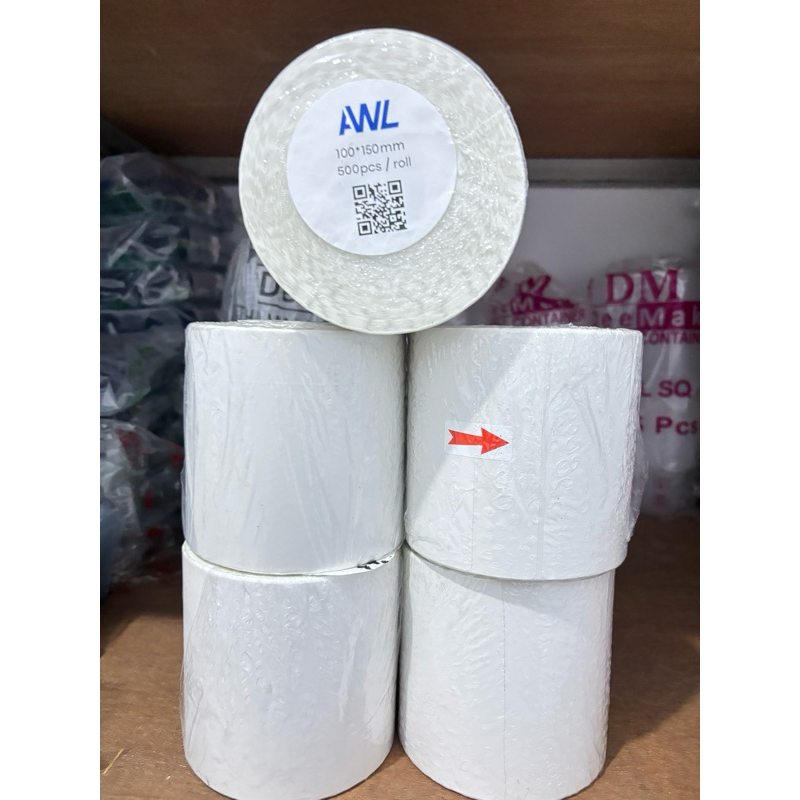 

Kertas resi roll 500 pcs 100x150