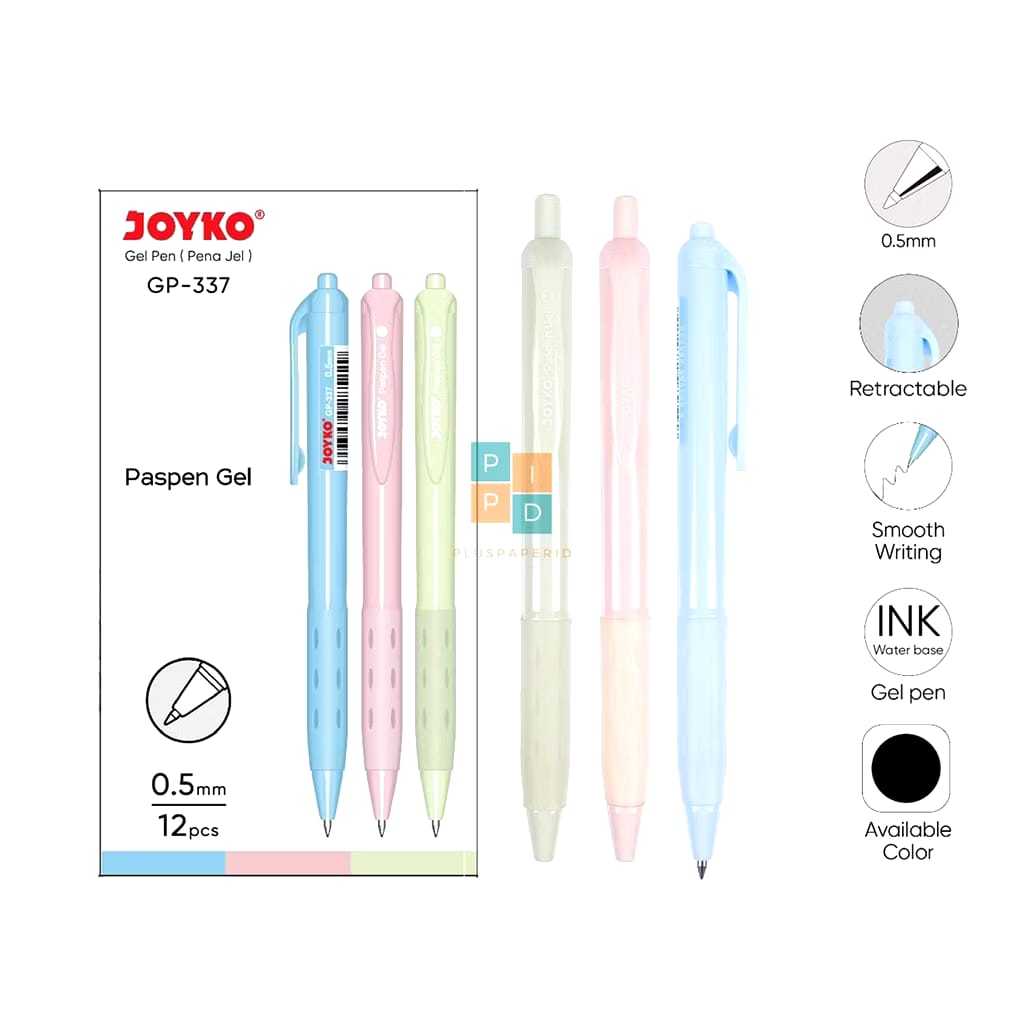 

Veiso_JOYKO Pulpen Gel Pen GP - 337 Paspen Gel - Pcs/ Gel Pen Pulpen Pena Joyko GP-352 Sofuto Gel 0.38 mm