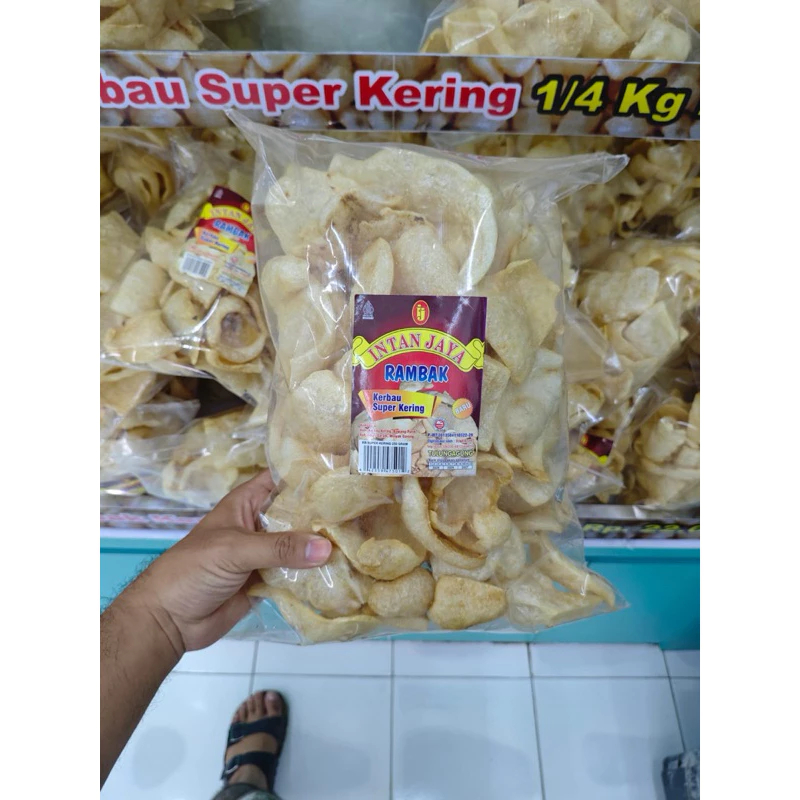 

Forcysn (Banyak Varian) 100/250Gram Rambak Intan Jaya Kulit Kerbau & Sapi Super / Rambak Stasiun