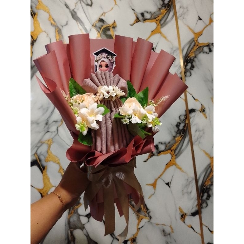 BUKET HIJAB VOAL PARIS PANJAPA BUKET 1. HIJAB BOLEH RIKWES WARNA . BUKET SUPENIR.BUKET PERNIKAHAN