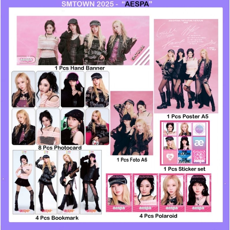 Karina winter ningning giselle set fankit aespa spicy