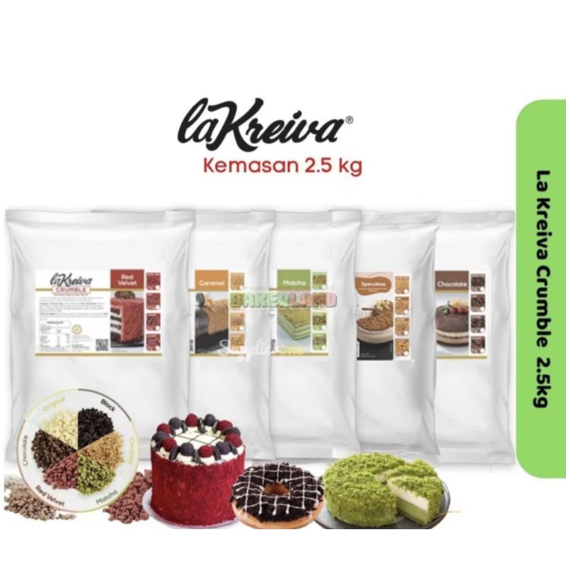 

KEMASAN!!Crumb La Kreiva Aneka varian