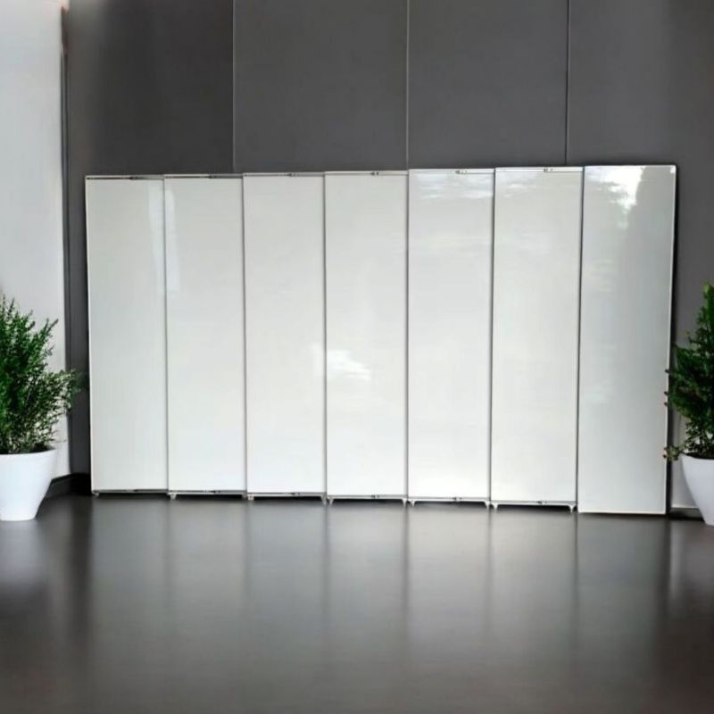 Sekat Ruangan Geser Warna Putih Gloss