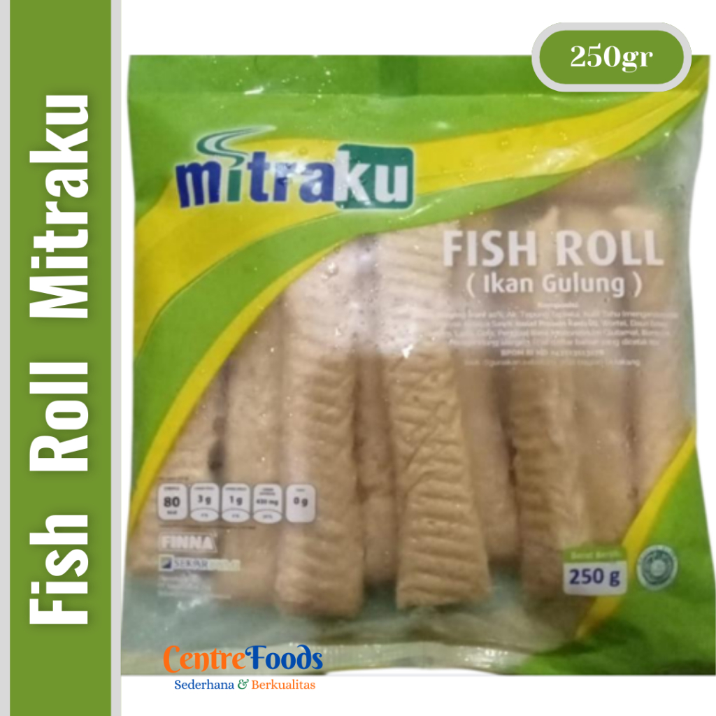 

Ikan Gulung - Fish Roll MITRAKU | 250gr [ Harga Per BKS ]