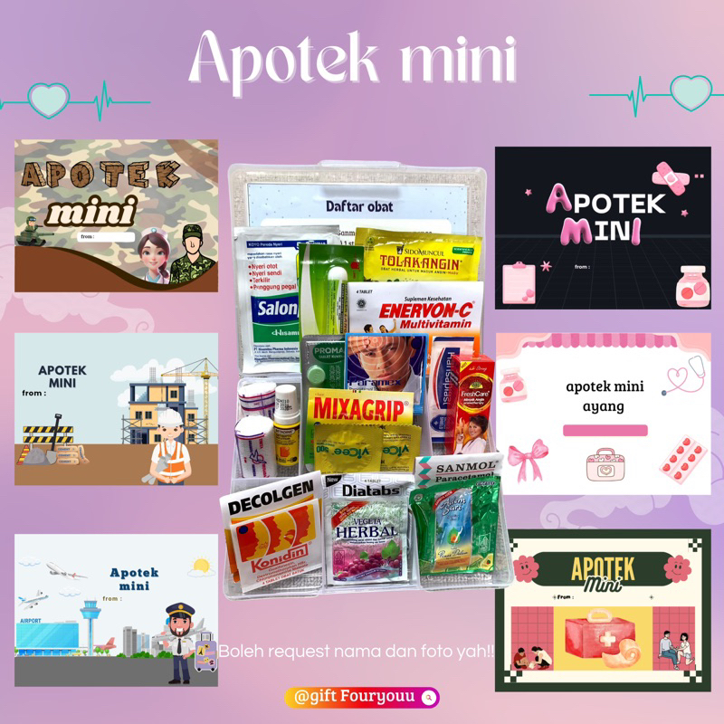 

apotek mini Gift Box | kado untuk pacar