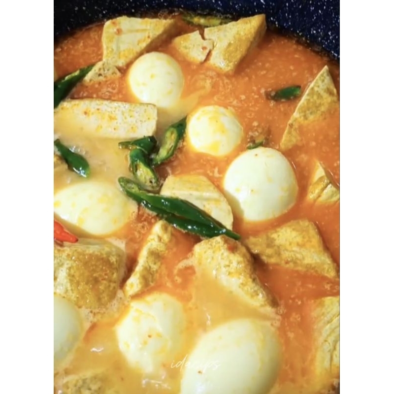 

Sayur Tahu Telur Santan siap makan