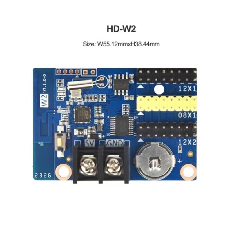 Led running text controller hd-w2 huidu w2 single color wifi