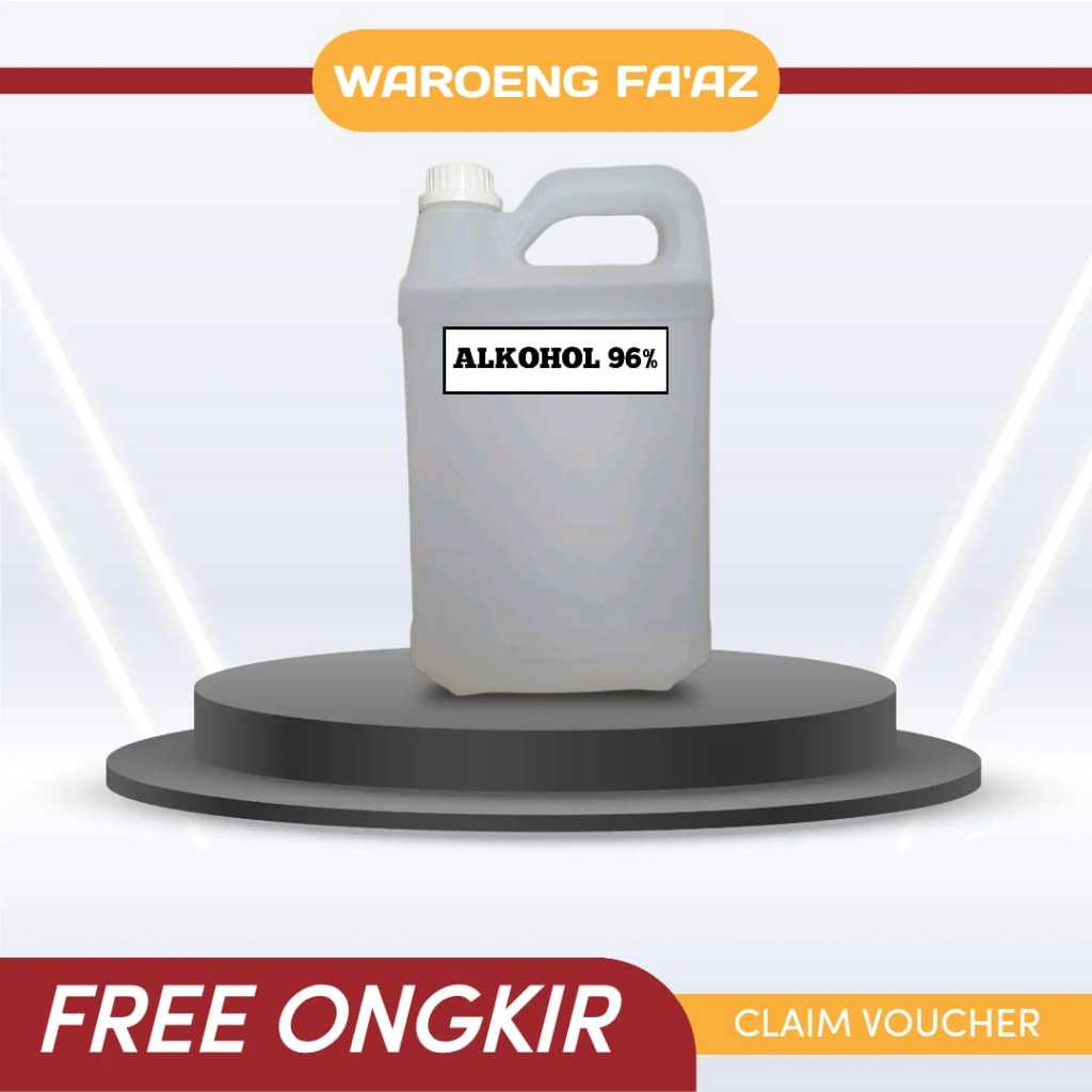 ALKOHOL 96% FOOD GRADE ( lima ) LITER