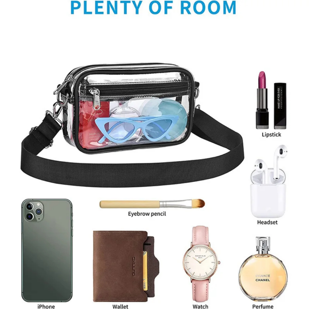 TAS SELEMPANG BAHU TRANSPARAN WATERPROFF~ Tas selempang pria dan wanita