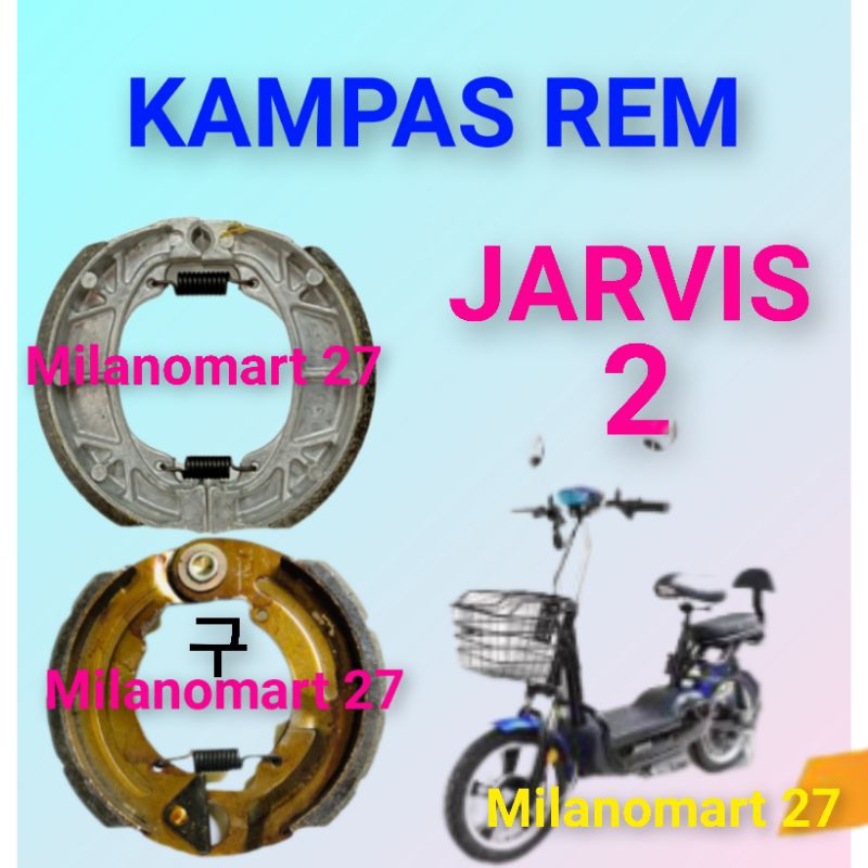 kampas rem Jarvis 2 kampas rem sepeda listrik JARVIS 2