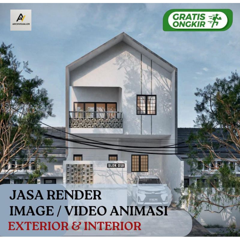 Jasa 3D Rendering Arsitektur Exterior / Interior