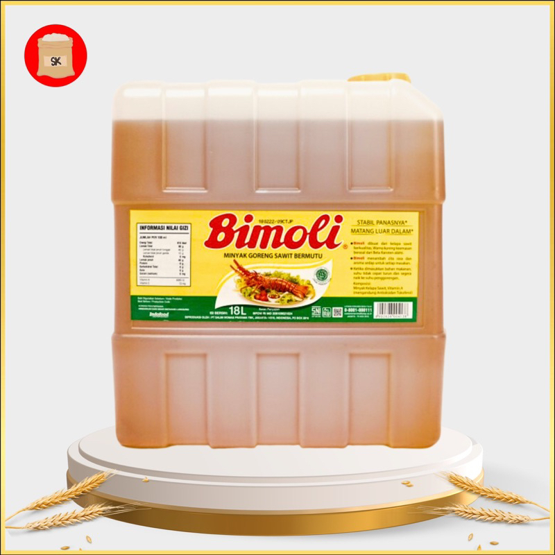

Minyak Goreng Bimoli 5L/18L - 1 Jerigen Cooking Oil