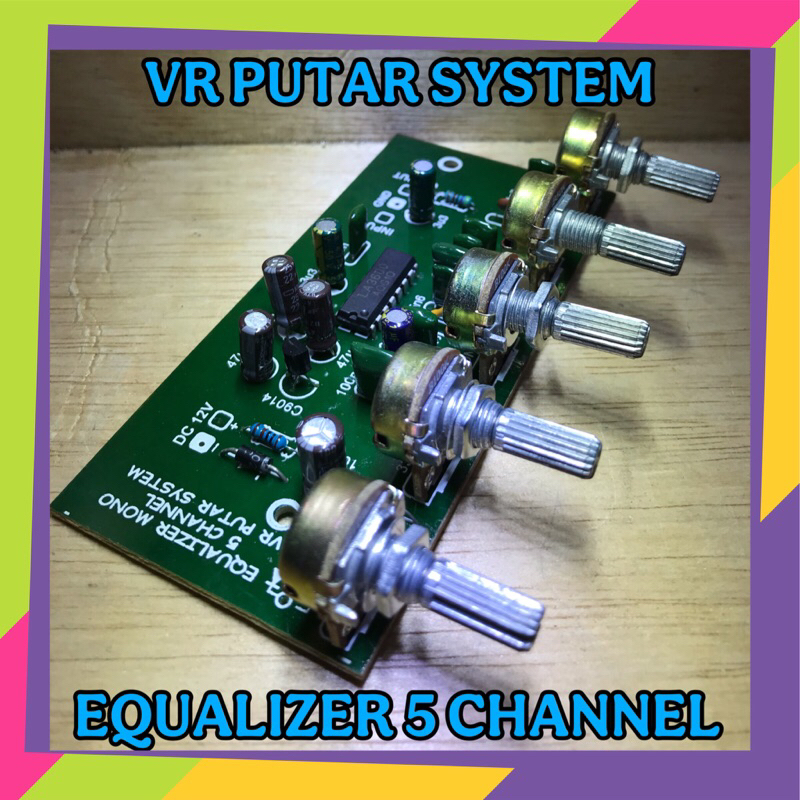 Kit Equalizer 5 Channel, Equalizer mini