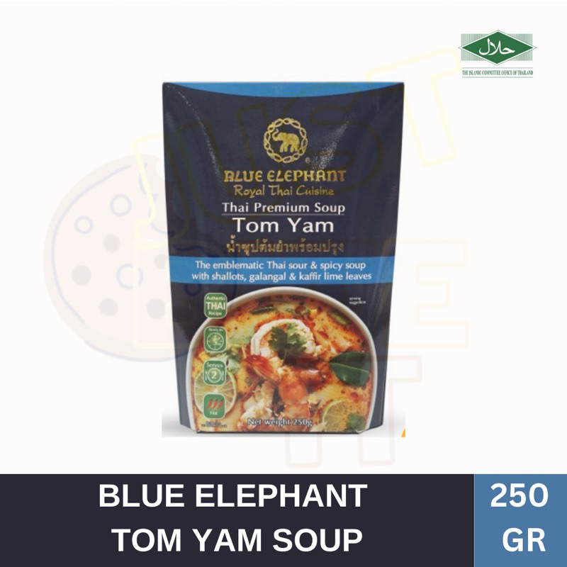 

BLUE ELEPHANT TOM YAM SOUP 250 GR - BUMBU TOM YAM SIAP PAKAI