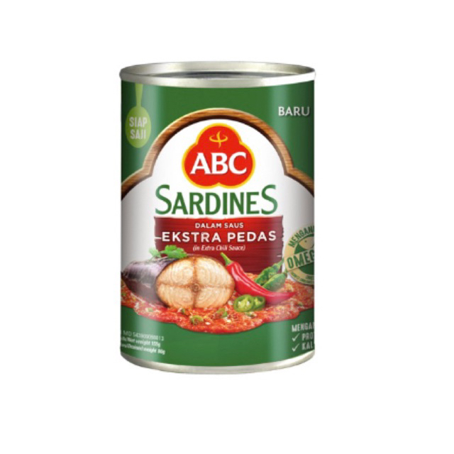 

ABC Sarden Saus Ekstra Pedas 155g Murah