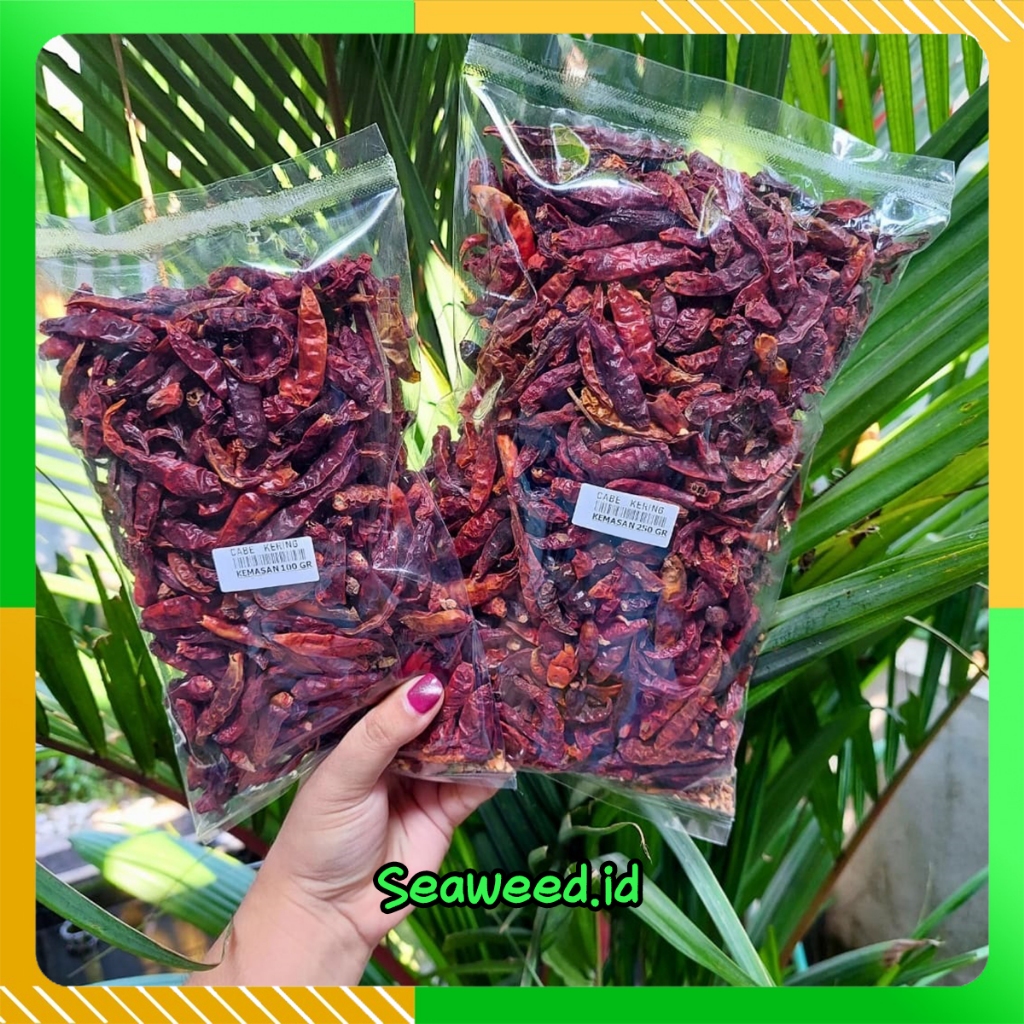 

CABE KERING TEJA ASLI ISI 100 GRAM / 250 GRAM BUMBU DAPUR REMPAH KUALITAS PREMIUM