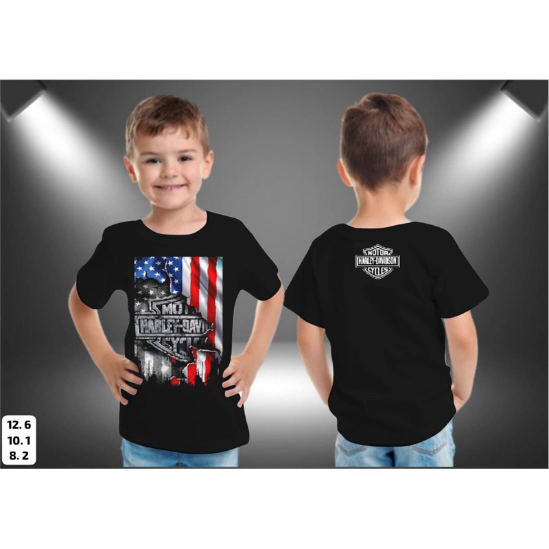 Kaos Anak Harley Davidson