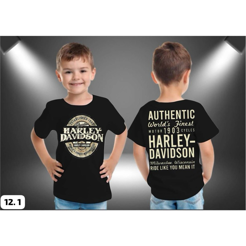 Kaos Anak Harley Davidson